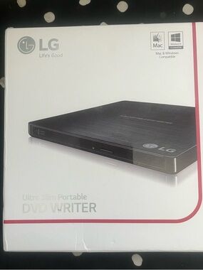 LG Ultra Slim Portable DVD Writer model GP60NB50 NWT